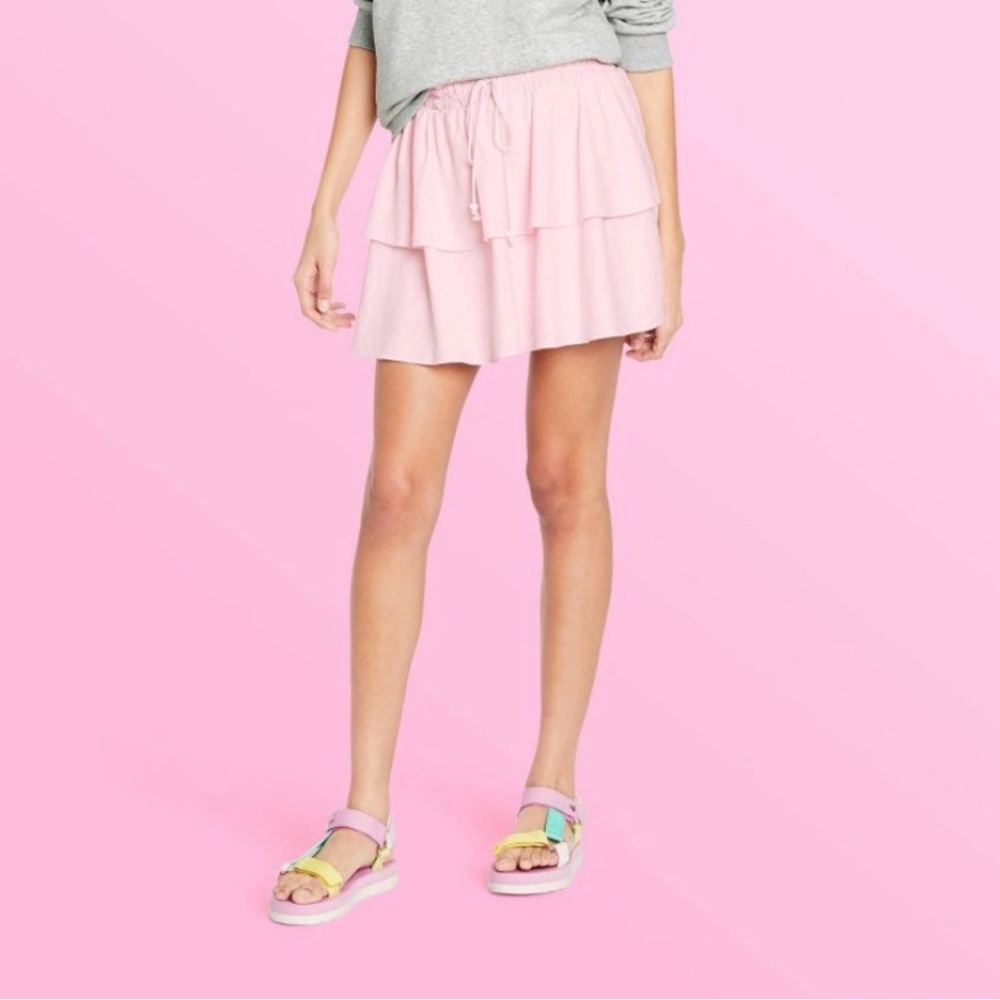 Stoney Clover x Target pink ruffle skirt